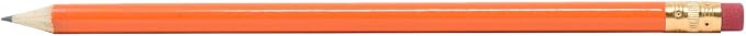 Pencil Guy Round Orange Blank Sharpened Pencils 1000 per box