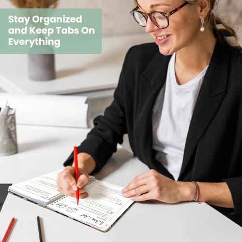 Planner 2026-2027, Monthly and Weekly Academic Planner July 2026 - June 2027, Hardcover Student Teacher Planning Agenda Calendar Book with Tabs, Perfect for Office School Supplies, A5 (6.3" x 8.5) - Citrus Bloom