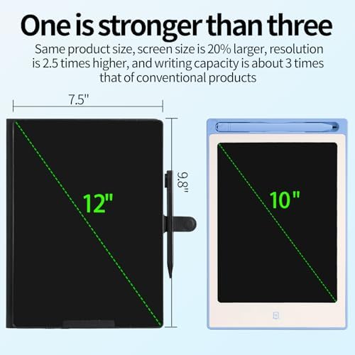 12 Inch Rechargeable LCD Writing Tablet with Cover Adults