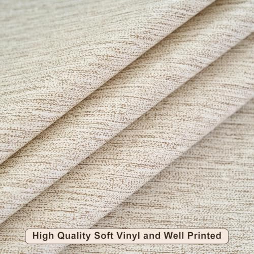 LIBERECOO Heavy Duty Vinyl Tablecloth with Flannel Backing Waterproof Oil-Proof Plastic Table Cloth Stain-Resistant Wipeable Rectangle or Square Table Cover for Indoor and Outdoor 54 x 54 Inch