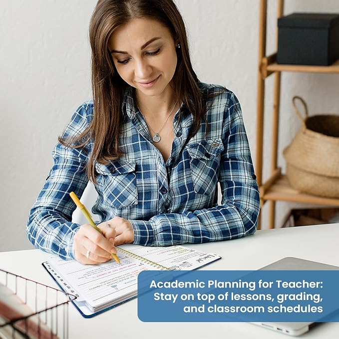Academic Planner 2026-2027, Jul 2026-Jun 2027 Monthly & Weekly Planner