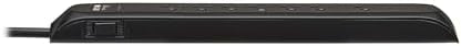 Eaton Tripp Lite Series TLP76B Surge Protector Power Strip with Flat Extension Cord Plug, 7 Outlets, 1500 Joules, 6ft Power Cable, Black, Manufacturer's Liftime Warranty & $25,000 Insurance