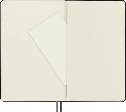 Moleskine Classic Expanded Notebook, Hard Cover, Large (5" x 8.25") Squared/Grid, Black, 400 Pages
