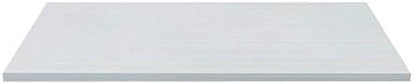 Monoprice Desk Table Top Shelf for Sit-Stand Height Adjustable Desks, 47.2" x 29.5" rectangular 1" thick, pre-drilled holes, White - Workstream Collection