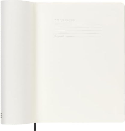 Moleskine 2027 12-Month Weekly Planner, XL, Black, Softcover