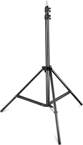 NEEWER 2 Pack Bi Color 660 LED Video Light and Stand Kit: (2) 3200-5600K CRI 96+ Dimmable Light with U Bracket and Barndoor, (2) 75 inches Light Stand for Studio Photography, Video Recording (Black)