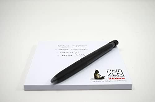 Zebra Pen bLen Black Retractable Gel Pen, Black Ink, 0.7mm, 2-Pack