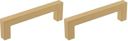 Amerock | Cabinet Pull | Champagne Bronze | 3-3/4 inch (96 mm) Center-to-Center | Monument | 2 Pack | Drawer Pull | Cabinet Handle | Cabinet Hardware