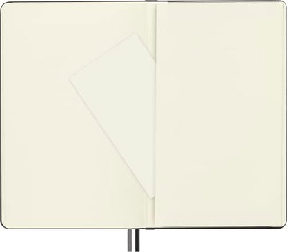 Moleskine Classic Expanded Notebook, Hard Cover, Large (5" x 8.25") Plain/Blank, Black, 400 Pages