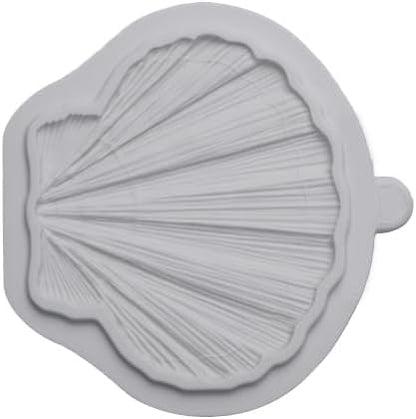 Gray Clam Shell Fondant Silicone Molds For Cake Decorating Cupcake Topper Candy Chocolate Gum Paste Polymer Clay Fondant and Gum Paste Molds Pastry and Baking Molds