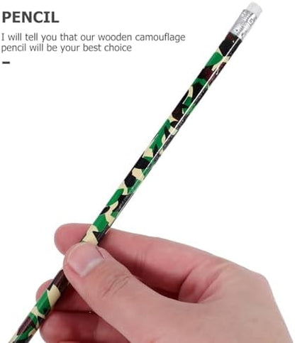 150 Camouflage Pencils with Erasers, Bulk School and Party Supplies