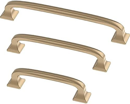 Franklin Brass (5-Pack) – Champagne Bronze Cabinet Handles, 5-1/16 Inch Hole Center, Pulls for Drawers, Kitchen Cabinet Door, Dressers | Lombard