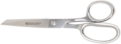 Westcott 8in Forged Classic Fabric and Paper Scissors, Heavy Duty, Knife-Edge for Sewing, Tailoring, General Arts and Crafts, Office
