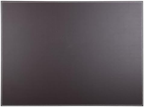 KINGFOM Desk Pad & Mat 24" x 18" Protector Large Mouse Pad PU Leather for Desktops and Laptops (Brown)