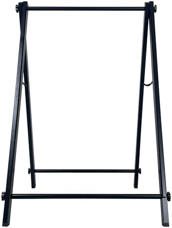 24”x36" Premium Heavy-Duty A-Frame Sign Stand – Holds 2 Insert Boards + 1 Hanging Sign | Weatherproof Sidewalk Sign Holder for Business, Real Estate, Restaurants & Events (STAND ONLY) (2)