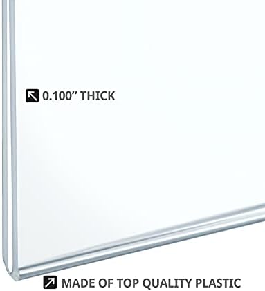 Azar 162712 9-Inch W by 12-Inch H Wall U-Frame, 10 Count