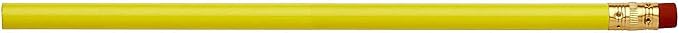 Pencil Guy Blank Round Pencils, Yellow, 144 to a box