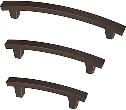 Franklin Brass (10-Pack) – Deep Bronze Cabinet Handles, 5-1/16 Inch Hole Center, Pulls for Drawers, Kitchen Cabinet Door, Dressers | Pierce