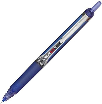 PILOT Precise V5 RT Rollerball Pens, Blue, Pack of 12