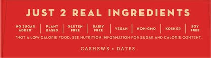 Larabar Cashew Cookie, Fruit and Nut Bars, Gluten Free and Vegan, 10.2 oz, 6 Ct