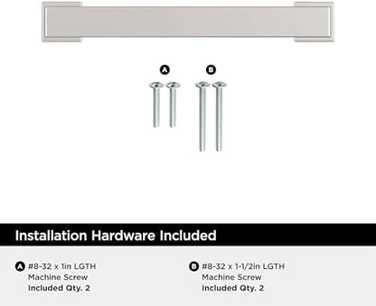 Amerock 25 Pack 3-3/4" Bridgeport Polished Chrome Drawer Pull