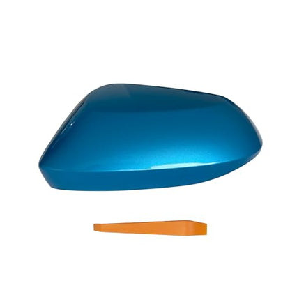 Left Driver Side Direct Replacement Mirror Cover Cap Compatible with Toyota Corolla 2019-2022 Blue - size: Left Driver Side