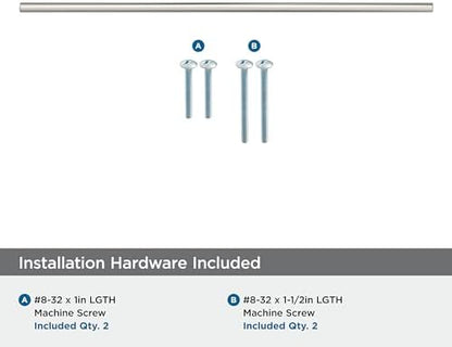Amerock 16-3/8" Bar Pulls Polished Nickel Drawer Pull