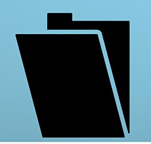 Office Supplies Wall Decals Stickers ID008, Black, 36 Inches