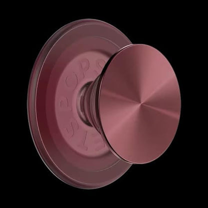 PopSockets Phone Grip for MagSafe, Magnetic Holder- Radial Oxblood