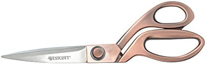 Westcott 16459 8-Inch Stainless Steel Copper-Finish Scissors For Office and Home