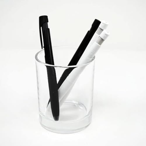 Zebra Pen bLen White and Black Retractable Gel Pen, Black Ink, 0.7mm, 6-Pk