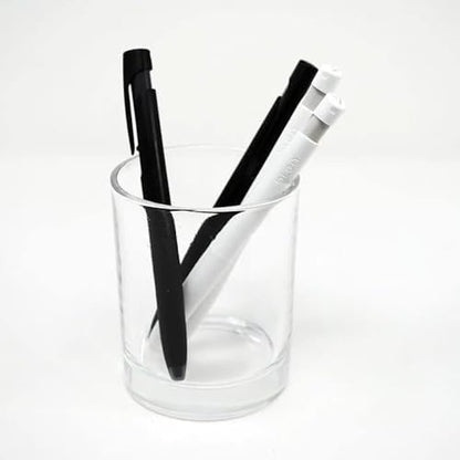 Zebra Pen bLen White and Black Retractable Gel Pen, Black Ink, 0.7mm, 6-Pk