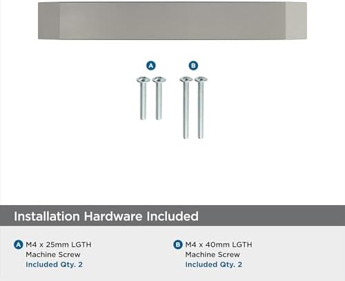 Amerock 10 Pack 3-3/4" Premise Satin Nickel Drawer Pull