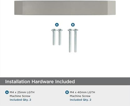 Amerock 10 Pack 3-3/4" Premise Satin Nickel Drawer Pull