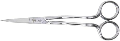 Gingher 6" Double-Curved Embroidery & Applique Scissors for Crafting