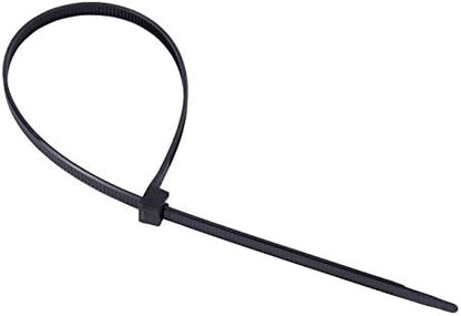 Gardner Bender 45-524UVB Heavy-Duty Cable Tie, 24 Inch., 175 lbs. Tensile Strength, Wire / Cord Management Industrial and Household Use, Nylon Zip Tie, 10 Pk., UV Resistant Black