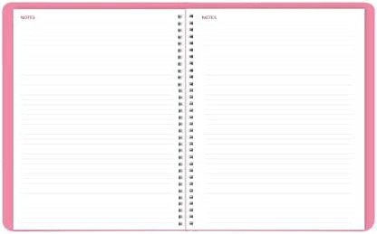 Brownline® 2027 Pink Essential Weekly Planner, Appointment Book, 12 Months, January to December, Twin-Wire Binding, 11" x 8.5", Pink (CB950G.05)