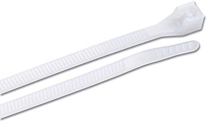 Gardner Bender 45-521 Heavy-Duty Cable Tie, 21 Inch., 180 lbs. Tensile Strength, Tensile Strength, Wire / Cord Management Industrial / Outdoor & Household Use, Nylon Zip Tie, 10 Pk., Natural