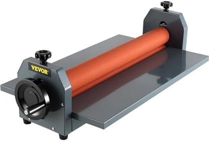 VEVOR 39 Inch Cold Laminator Machine 10mm Manual Vinyl Photo Film Cold laminator Hand Crank Pressure Cold Roll laminator（39Inch