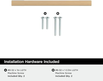 Amerock 25 Pack 3-3/4" Cityscape Champagne Bronze Drawer Pull