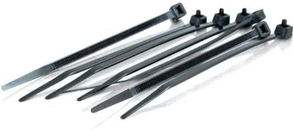C2G 43039 11.5 Inch Cable Tie Multipack (100 Pack) TAA Compliant, Black