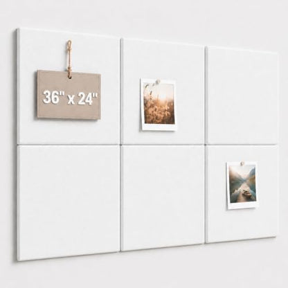 Felt Bulletin Board Tiles, Large Cork Board Alternative,24 x 36 in