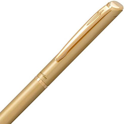 Pentel EnerGel Style Premium Liquid Gel Pen, (0.7mm), Medium line, Gold Barrel, Black Ink w/Gift Box (BL2007XABX)