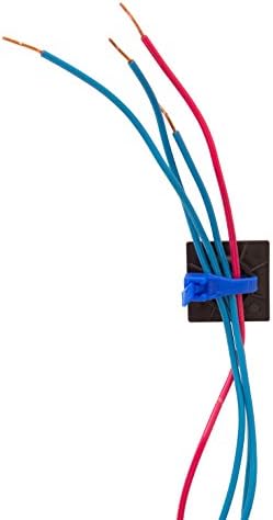 Gardner Bender 45-MB Cable Tie Mounting Base, 1 Inch. x 1 Inch., Wire / Cord Management Industrial and Household Use, 5 Pk., Natural