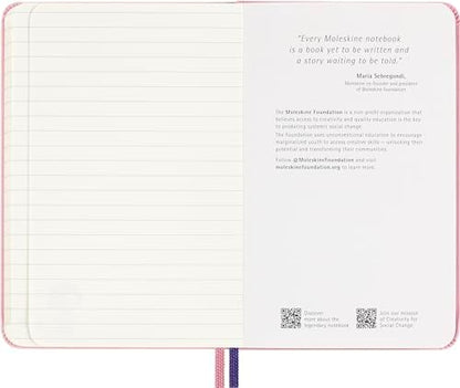Moleskine Limited Edition Sakura Notebook with lenticular optical-effect cover by Momoko Sakura, Hard Cover, Ruled, Pocket (3.5" x 5.5"), Maruko floral, 160 pages