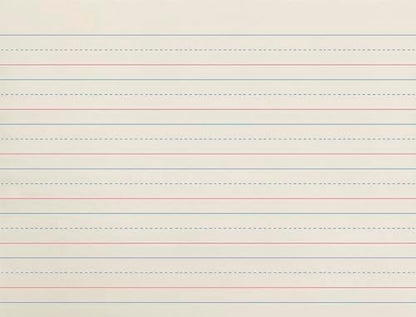 School Smart Zaner-Bloser Writing Paper, Handwriting Practice Lined Paper, Grade 2 Learning, 3/4 Inch Rule, 10-1/2 x 8 Inches, 500 Sheets