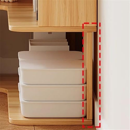 Vertical Wall Corner Shelf with Open Back 6-Shelf Wood Corner Bookshelf Floor Book Rack Multi-Layer Storage Shelf Against the Wall Bookcase Grey 24" L x 24" W x 63" H