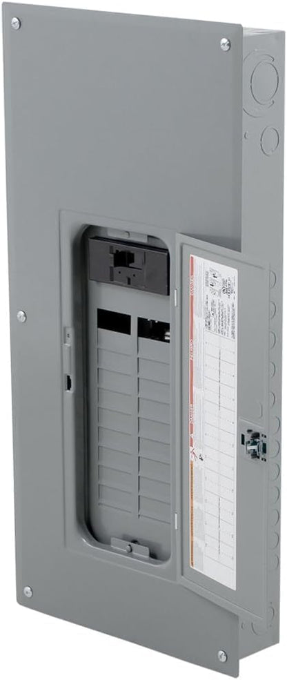 Square D - HOM2040M200PC Square D Convertible Mains (Breaker) Load Center, 120/240 Vac, 200 A, 1 Phases, 22000 Air Interrupt