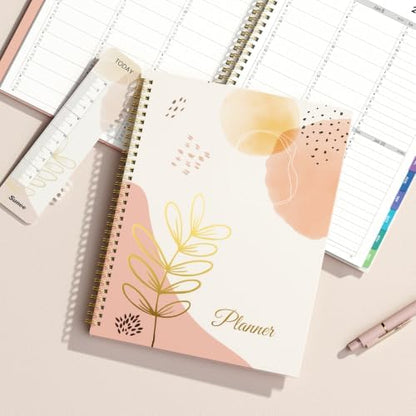 SUNEE 2027 Appointment Book, Quarter-Hourly, Weekly Monthly Planner, 8.5"x11",Pink Breeze