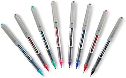 uniball Vision Rollerball Pens, Green Pens Pack of 12-0.7mm Fine Point Medium Ink - Japanese Pen, Smooth Writing Pen, School & Office Supplies (Pack of 144)